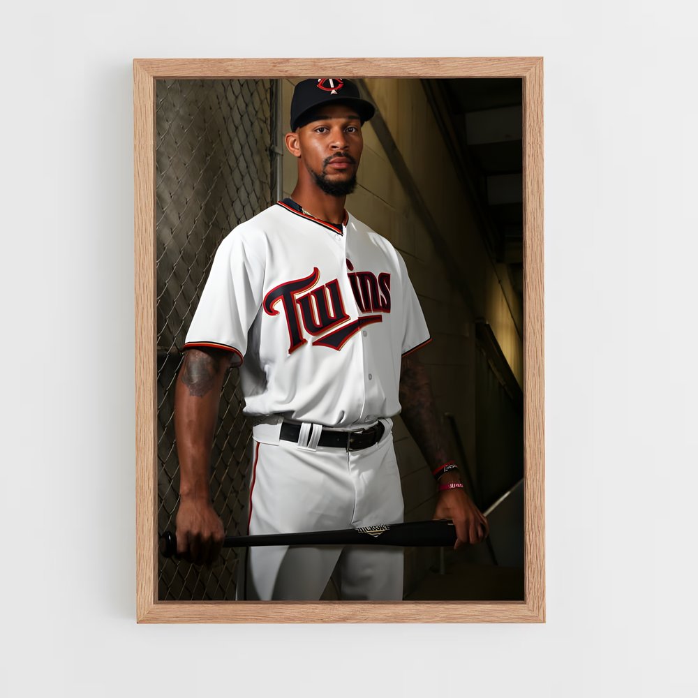 Poster Byron buxton – affiche Baseball (vue 4)